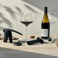 Le Creuset 5-Piece Wine Tools Set | Black & Grey 8 Le Creuset 5-Piece Wine Tools Set | Black & Grey -Le Creuset shop rs16338 le creuset wineset ret lpr