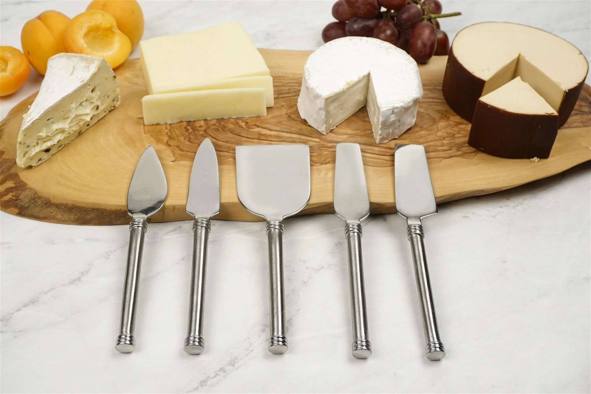 RSVP International RSVP Endurance Cheese Knives Set Of 5 4 RSVP International RSVP Endurance Cheese Knives Set Of 5 - Image 2