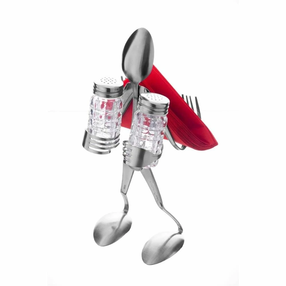 Forked Up Art Spoon Table Topper - Shaker And Napkin Holder 4 Forked Up Art Spoon Table Topper - Shaker And Napkin Holder - Image 2