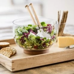 Sagaform Nature Serving Utensils -Le Creuset shop salad2