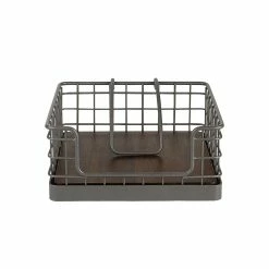 Alternative view of Spectrum Madison Weighted Napkin Holder Industrial Gray