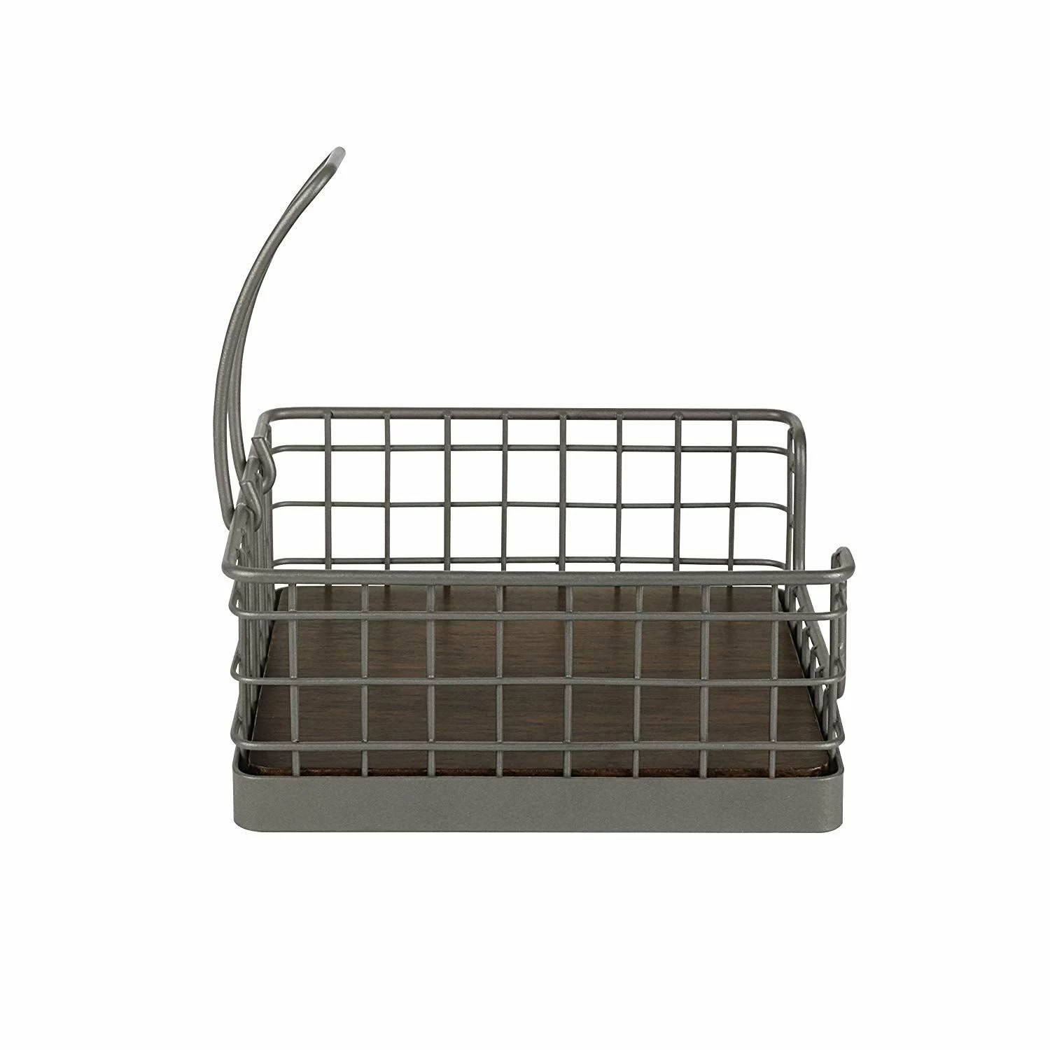 Spectrum Madison Weighted Napkin Holder Industrial Gray 5 Spectrum Madison Weighted Napkin Holder Industrial Gray - Image 3
