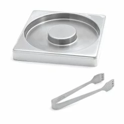 Swissmar Glass Rimmer With Garnish Tongs