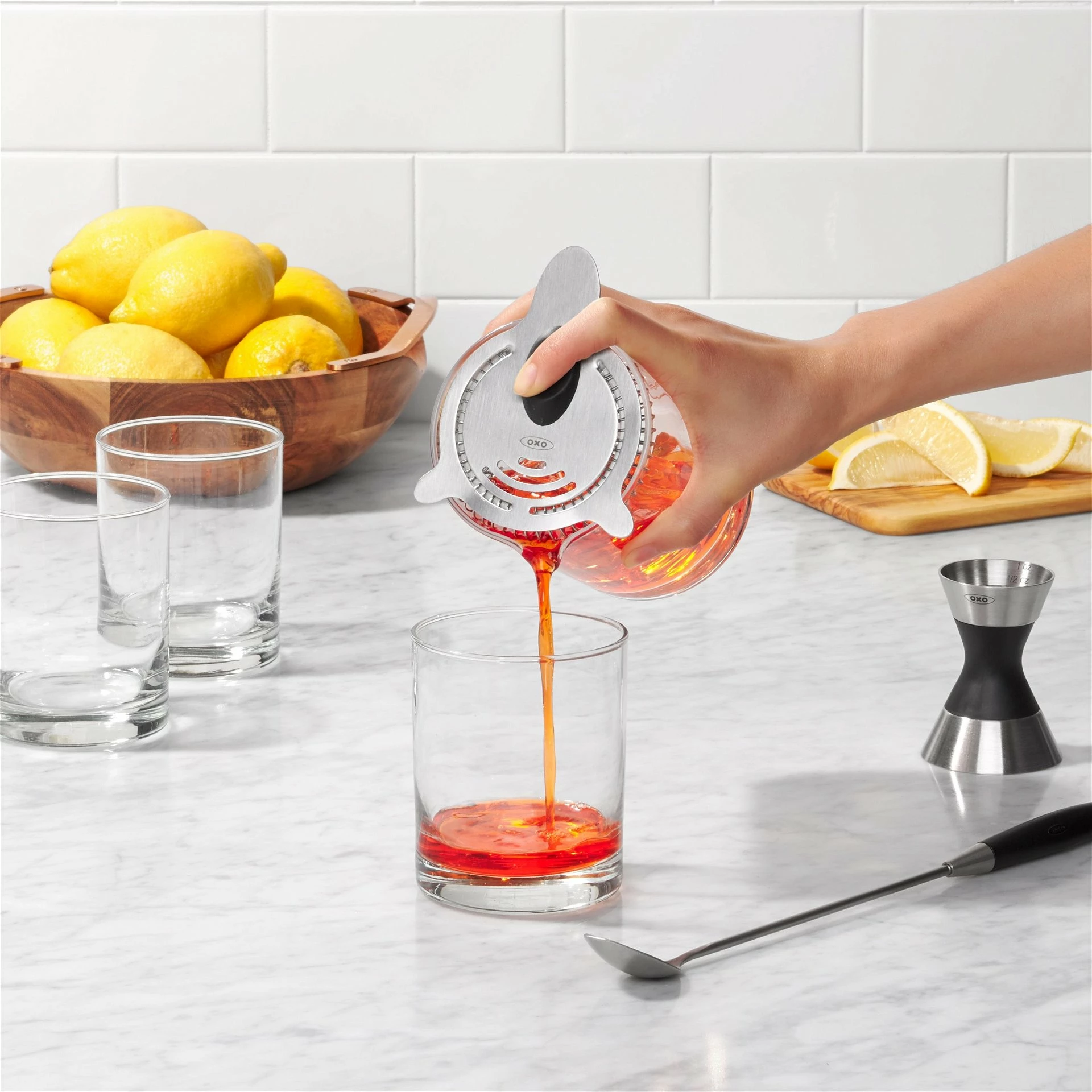 OXO SteeL Cocktail Strainer 5 OXO SteeL Cocktail Strainer - Image 3