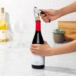 OXO SteeL Double Lever Waiter's Corkscrew -Le Creuset shop stl 3110200 4f 1