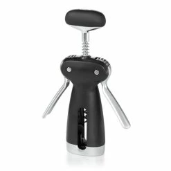 OXO SteeL Winged Corkscrew + Removable Foil Cutter -Le Creuset shop stl 3113400 1b