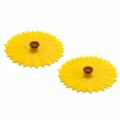 Charles Viancin Silicone Drink Covers | Sunflower (Set Of 2)