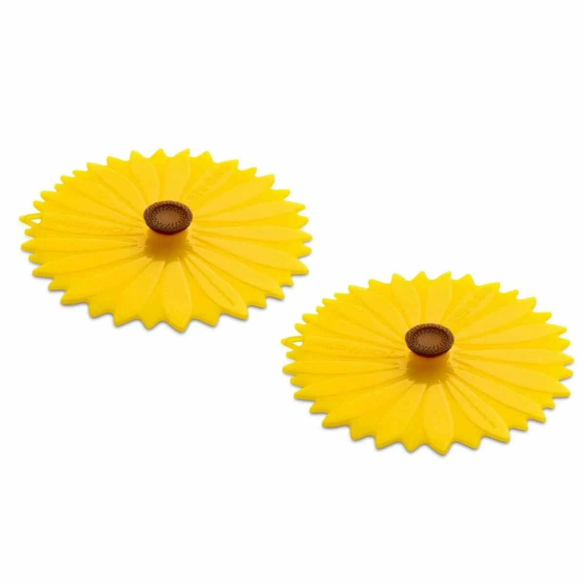 Charles Viancin Silicone Drink Covers | Sunflower (Set Of 2) 3 Charles Viancin Silicone Drink Covers | Sunflower (Set Of 2)