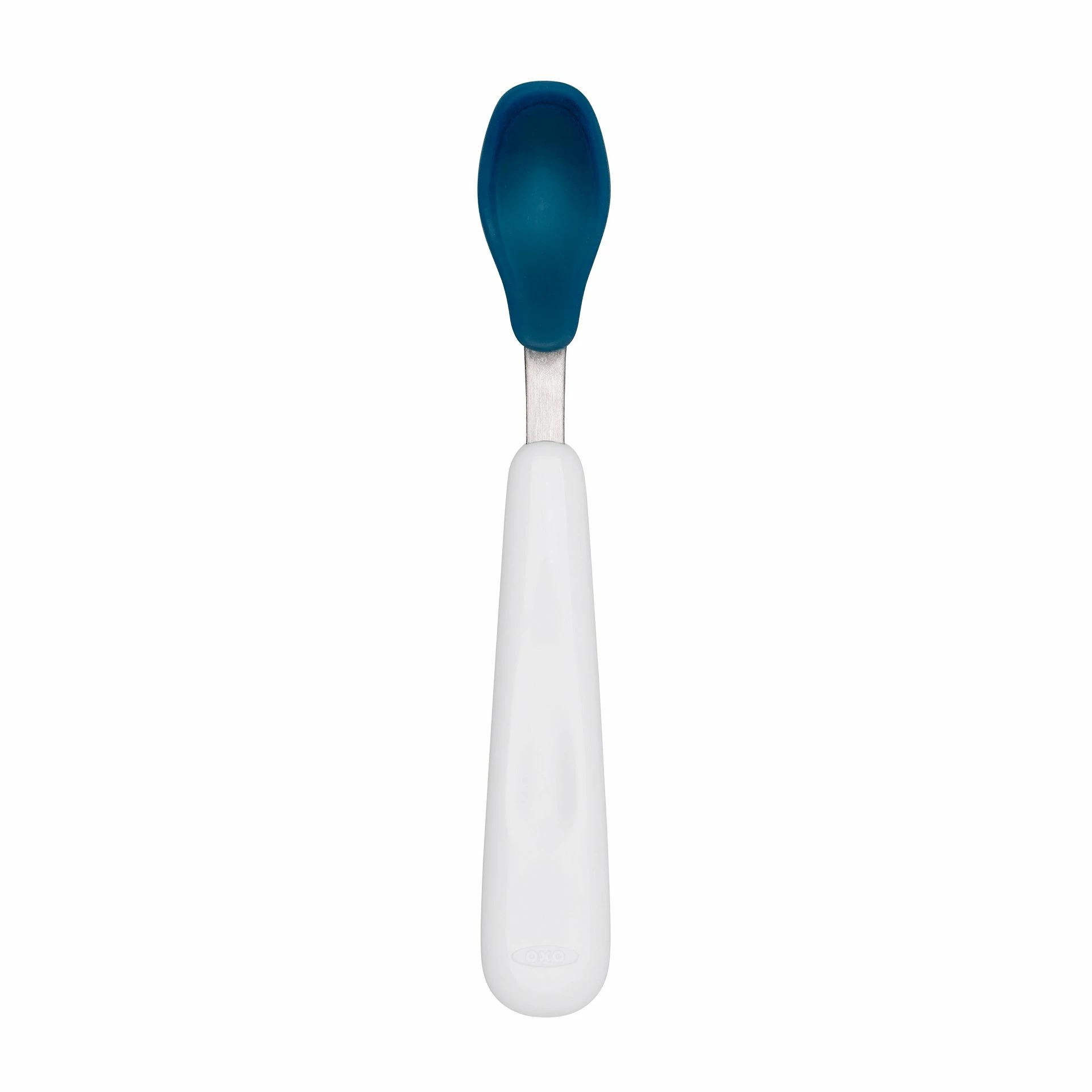 OXO Tot Feeding Spoon Set With Soft Silicone | Navy 5 OXO Tot Feeding Spoon Set With Soft Silicone | Navy - Image 3